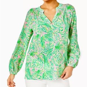 SOLD - Elsa Top - Mandevilla Baby Fins and Flippers - Size Large